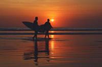 Pemandangan Sunset yang Luar Biasa di Kuta Bali